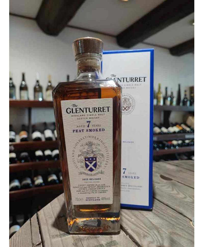 Whisky Highland 7 ans Peat Smoked The Glenturret 2023 Release 46%